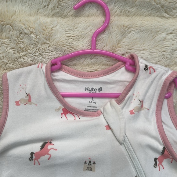 Kyte Baby Sleep Sack Unicorn Pink Large 0.5 tog - Picture 4 of 8